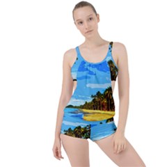 Landscape Boyleg Tankini Set 