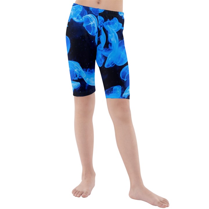 Jellyfish  Kids  Mid Length Swim Shorts