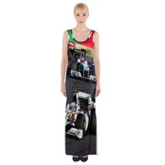 Formula 1 Maxi Thigh Split Dress