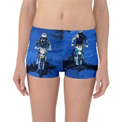 Motorsport  Reversible Boyleg Bikini Bottoms by Valentinaart