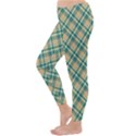 Teal Plaid 1 Classic Winter Leggings View2