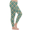 Teal Plaid 1 Classic Winter Leggings View3