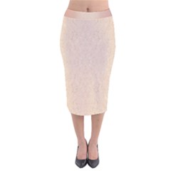 Pastel Colors Glitter Pattern Velvet Midi Pencil Skirt by paulaoliveiradesign