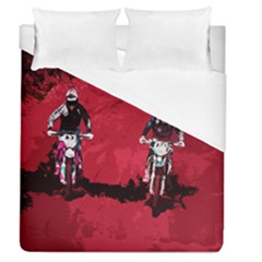 Motorsport  Duvet Cover (queen Size) by Valentinaart