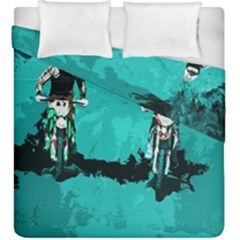 Motorsport  Duvet Cover Double Side (king Size) by Valentinaart