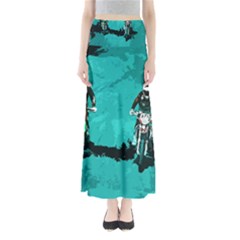 Motorsport  Full Length Maxi Skirt by Valentinaart