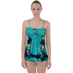 Motorsport  Babydoll Tankini Set