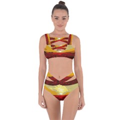 Poppy Field Bandaged Up Bikini Set 