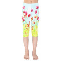 Poppy Field Kids  Capri Leggings 