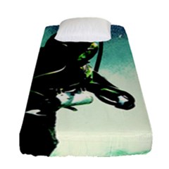 Underwater Fitted Sheet (single Size) by Valentinaart