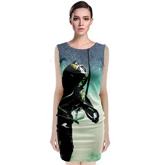 Underwater Classic Sleeveless Midi Dress by Valentinaart