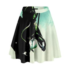 Underwater High Waist Skirt by Valentinaart