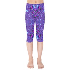 Race Time Queen Kids  Capri Leggings 