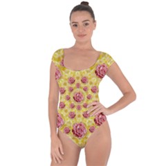 Roses And Fantasy Roses Short Sleeve Leotard 