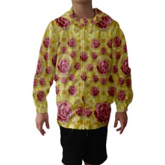 Roses And Fantasy Roses Hooded Wind Breaker (kids) by pepitasart