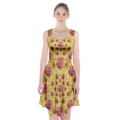 Roses And Fantasy Roses Racerback Midi Dress by pepitasart