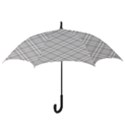 Grey Diagonal Plaid Hook Handle Umbrellas (Small) View3