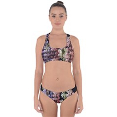 Flowers Cross Back Hipster Bikini Set