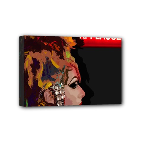 Transvestite Mini Canvas 6  X 4  by Valentinaart