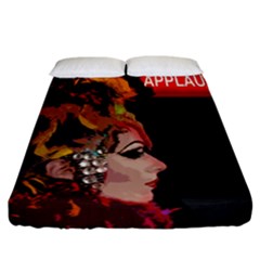 Transvestite Fitted Sheet (california King Size) by Valentinaart