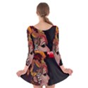 Transvestite Long Sleeve Velvet Skater Dress View2