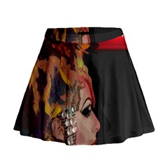 Transvestite Mini Flare Skirt by Valentinaart