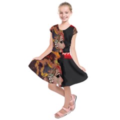 Transvestite Kids  Short Sleeve Dress by Valentinaart