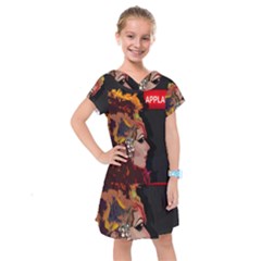 Transvestite Kids  Drop Waist Dress by Valentinaart