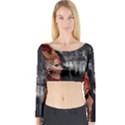 Transvestite Long Sleeve Crop Top View1