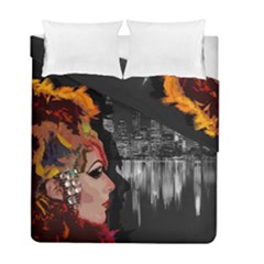 Transvestite Duvet Cover Double Side (full/ Double Size) by Valentinaart