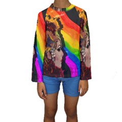 Transvestite Kids  Long Sleeve Swimwear