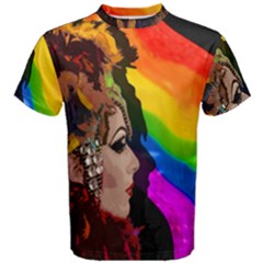 Transvestite Men s Cotton Tee by Valentinaart