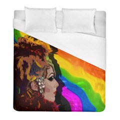 Transvestite Duvet Cover (full/ Double Size) by Valentinaart