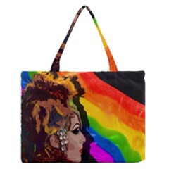 Transvestite Medium Zipper Tote Bag by Valentinaart