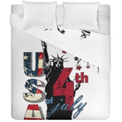 4th Of July Independence Day Duvet Cover Double Side (california King Size) by Valentinaart