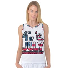 4th Of July Independence Day Women s Basketball Tank Top by Valentinaart