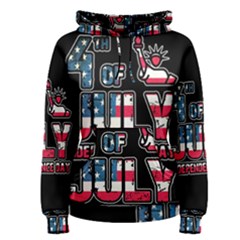 4th Of July Independence Day Women s Pullover Hoodie by Valentinaart