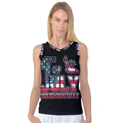 4th Of July Independence Day Women s Basketball Tank Top by Valentinaart