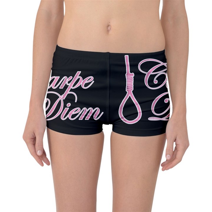 Carpe Diem  Reversible Boyleg Bikini Bottoms