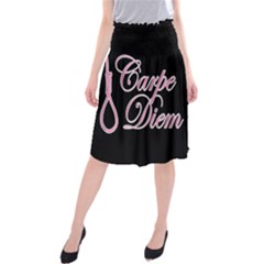 Carpe Diem  Midi Beach Skirt by Valentinaart