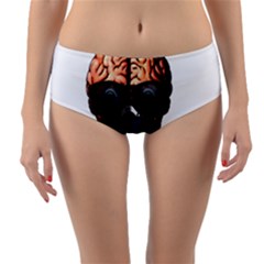 Do What Your Brain Says Reversible Mid-waist Bikini Bottoms