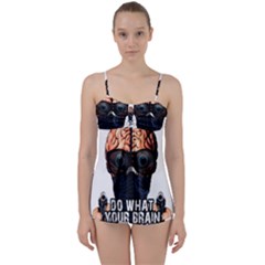 Do What Your Brain Says Babydoll Tankini Set