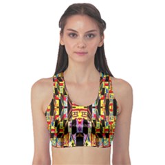 Three D Pie  Sports Bra by MRTACPANS