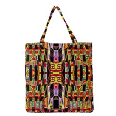 Three D Pie  Grocery Tote Bag