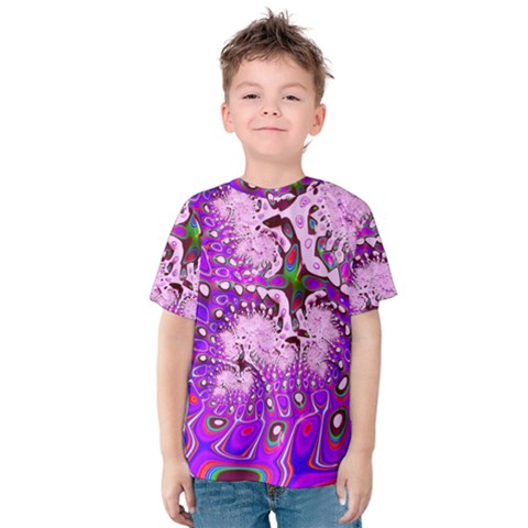 Fractal Fantasy 717a Kids  Cotton Tee by Fractalworld