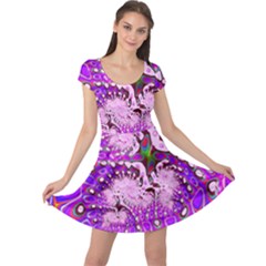 Fractal Fantasy 717a Cap Sleeve Dresses by Fractalworld