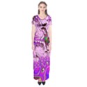 Fractal Fantasy 717a Short Sleeve Maxi Dress View1