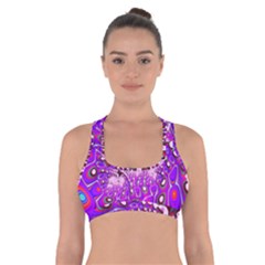 Fractal Fantasy 717a Cross Back Sports Bra