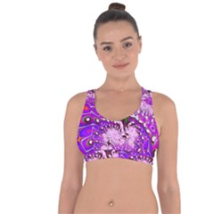 Fractal Fantasy 717a Cross String Back Sports Bra