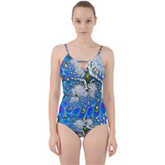 Fractal Fantasy 717b Cut Out Top Tankini Set